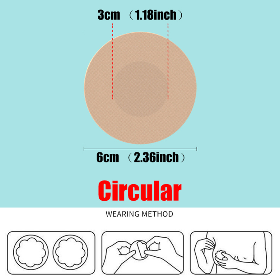 100PC Tuch Nippel Abdeckung Zi – Nipple Cover Pasties Bewertung und Preis