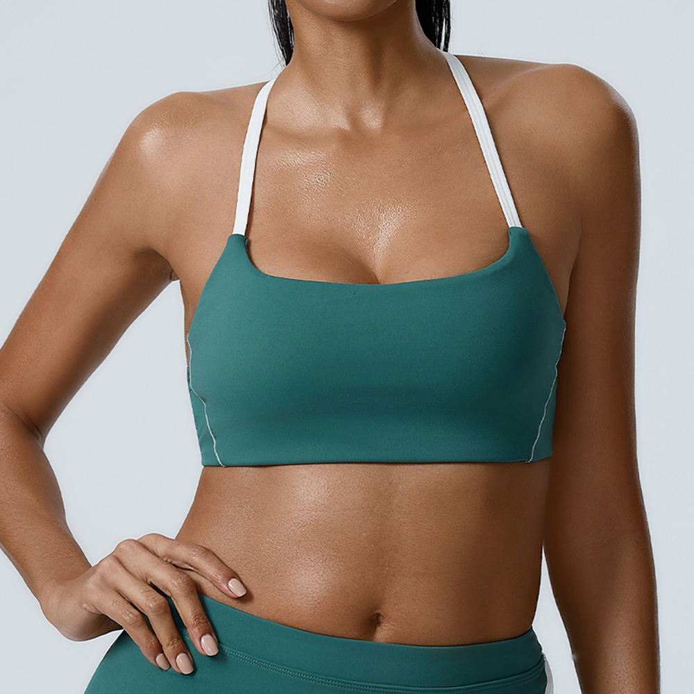 Sexy Neckholder-Yoga-BH für Da – Push Up Bra Padded Bewertung und Preis